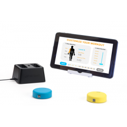 FitMi - Rehabilitacja po udarze. Komplet: krążki do terapii FitMi, ładowarka i tablet.