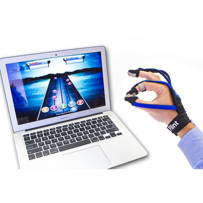 MusicGlove z notebookiem