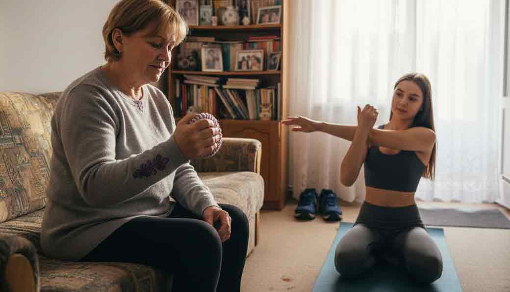 Ćwiczenia rehabilitacyjne do wykonywania w domu po udarze