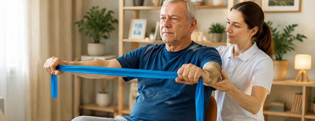 Rehabilitacja po udarze mózgu w domu – co dalej po wypisie?